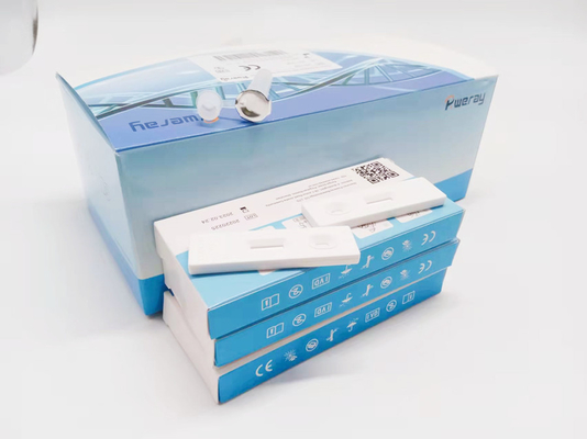 مجموعة أدوات اختبار Covid 19 من مسحة الأنف المعتمدة من إدارة الغذاء والدواء (FDA) مجموعات اختبار مستضد سريع في المنزل