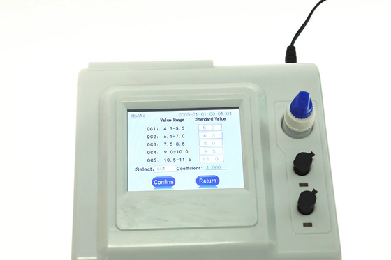 محلل CRP HbA1c شبه تلقائي / محلل بروتين محدد مع شاشة LCD تعمل باللمس