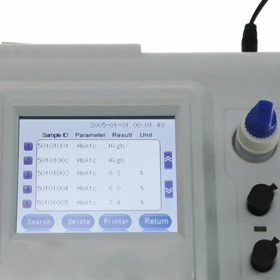 عينة الدم محلل Hba1c الآلي بالكامل Glycohemoglobin
