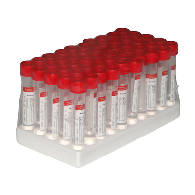 Medical VTM Swab Kit متوسط ​​النقل الفيروسي مع عصا مسحة نايلون متدفقة