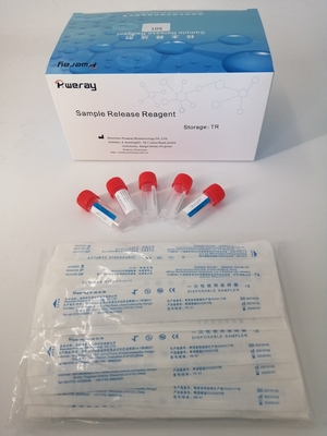 3 مللي مجموعة اختبار سريع خطوة واحدة PCR ، كاشف إطلاق الحمض النووي لـ Covid-19