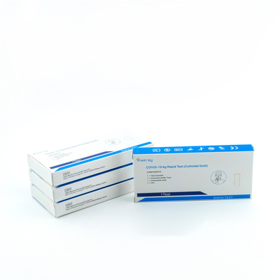 مجموعة أدوات التشخيص المعتمدة من إدارة الغذاء والدواء الأمريكية (FDA) مجموعة أدوات اختبار الأجسام المضادة السريعة الغروية الذهبية مرحبًا بها OEM