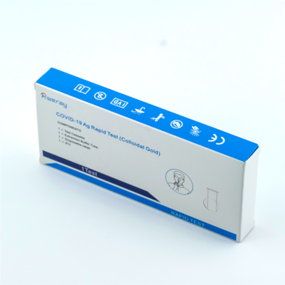أطقم اختبار POWERAY غير الغازية Covid 19 مجموعة اختبار NCoV Rapid Ag